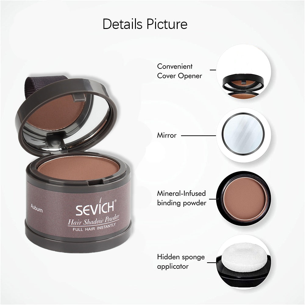 Sevich Hair Line Powder 2pcs/lot WaterProof Hair Shadow Powder Edge Control Root Cover Up Instant Hair Fluffy Powder Concealer