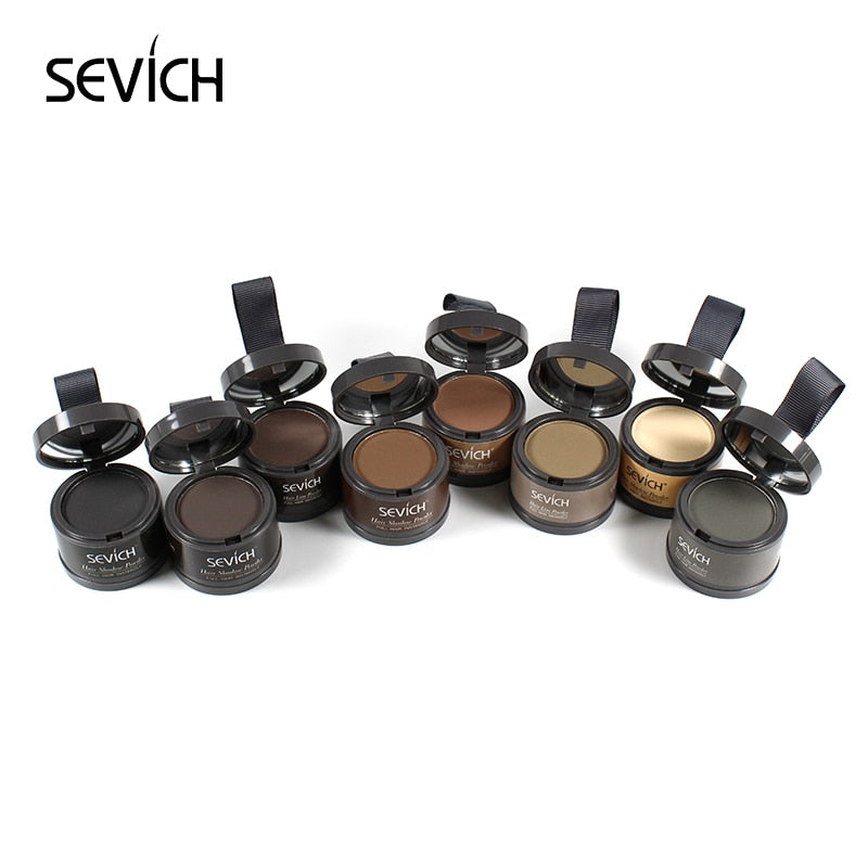 Sevich Hair Line Powder 2pcs/lot WaterProof Hair Shadow Powder Edge Control Root Cover Up Instant Hair Fluffy Powder Concealer