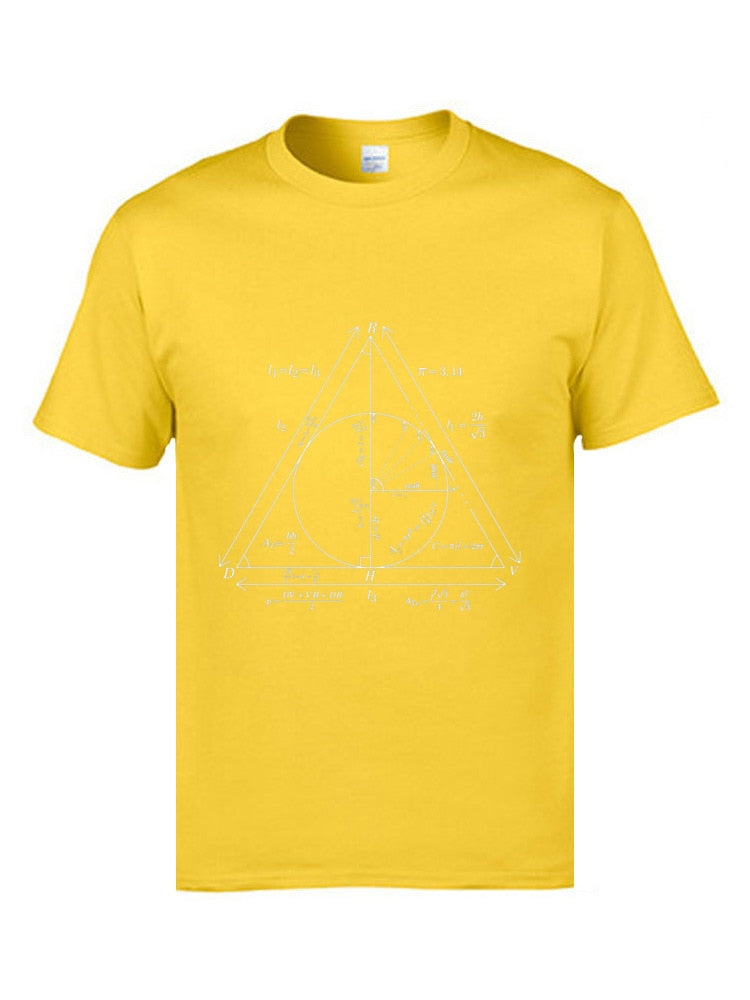 Math Teacher Formula Website T Shirts Triangle Law Summation College